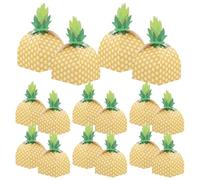 ARTSEWPLY Boîtes à Dragées Ananas 20 Pièces en Papier Petites Boîtes pour Mariage et Fête de Bonbons Décorative pour Anniversaire et Cortège Nuptial Emballage Présent Léger et Original
