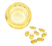 ARTSEWPLY Bol Trésor Feng Shui en Cristal de Citrine Jaune Décoration de Bureau et Salon Récipient Ornemental Lumineux pour Ambiance Prospérité Résistant au Vieillissement Couleurs