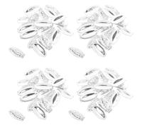 ARTSEWPLY Breloques Décoratives pour Ongles 3d Bouddha en Alliage Métallique Argenté, 100 Pièces, Kit Accessoires Nail Art pour Manucure Créative et Design Original, pour DIY et Salons