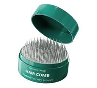 ARTSEWPLY Brosse à Cheveux de Voyage Plate Mini Verte Peigne Massant Démêlant pour Femmes Usage Personnel Quotidien
