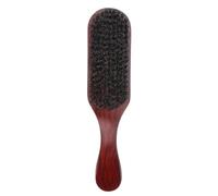 ARTSEWPLY Brosse Barbe Poils de Sanglier Durs Brosse Coiffante Ondulée Manche Bois de Hêtre Ergonomique pour Hommes et Femmes Soin Cheveux et Barbe