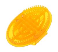 ARTSEWPLY Brosse de Massage Méridien en PVC Orange Masseur Corporel par Acupression Brosse de Bain Massante Polyvalente pour Relaxation Soin des Jambes et Soulagement Musculaire Outil