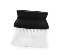 ARTSEWPLY Brosse Salon Coiffure Plastique Noire et Blanche Brosse à Poussière de Cou pour Coiffeurs et Barbiers Accessoire de Coupe Cheveux