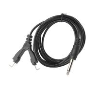 ARTSEWPLY Câble D'alimentation Pour Machine Tatouage 2,5 m Silicone Noir Solide Usage Professionnel Clip Câble