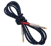 ARTSEWPLY Câble Guitare Électrique Tressé Connecteur Mâle à Mâle de Bruit pour Pédale Effet Basse Clavier Microphone Amplificateur