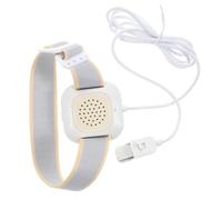 ARTSEWPLY Capteur D'urine Alarme Énurésie Nocturne Pour Bébés Et Personnes Âgées, Dispositif D'alerte Vibrations Fortes, Sangle Flexible, Blanc, Usage Domestique, Prévention De L'incontinence