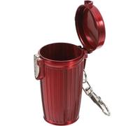 ARTSEWPLY Cendrier de Poche Portable avec Couvercle Fermé Anti-odeur Mini Cendrier Extérieur Sécurisé pour Véhicule et Voyage Design Élégant et Étanche