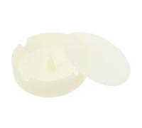 ARTSEWPLY Cendrier Silicone avec Couvercle Lumineux Résistant Chaleur Récipient à Mégots Portable Antichute pour Bureau et Maison