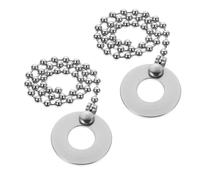 ARTSEWPLY Chaîne de Cymbales Sizzler en Alliage D'aluminium 2 Pièces, Extension Ajustable pour Batterie Jazz, Accessoire de Sustain pour Cymbales, Prolongateur Sonore pour Percussion