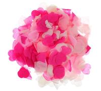 ARTSEWPLY Confettis de Papier Biodégradables de Cœur 4 Paquets Couleurs Rose Foncé Rose Chair et Blanc Crème pour Décoration Mariage Saint-Valentin et Fête D’Anniversaire