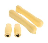 ARTSEWPLY Coussinets de Béquille Aisselles en Tpr Souple, Lot de 4 Set de Pièces Jaune, Accessoires de Rechange Universels pour Béquilles, Coussins Confortables et Lavables pour Soutien