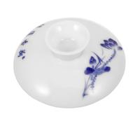 ARTSEWPLY Couvercle en Céramique pour Théière et Tasse à Thé Accessoire de Remplacement Design Créatif Empêche Fuites et Poussière Compatible Bouilloire Présent Pratique
