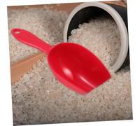 ARTSEWPLY Cuillère Plastique Rouge Multifonction pour Glace Farine et Sucre Pelle de Cuisine Pratique PP Réutilisable