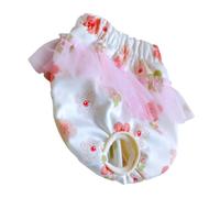 ARTSEWPLY Culottes Hygiéniques pour Chiens Taille S Jusqu'à 8 Kg Tissu Respirant Lavable Couches pour Chiots et Chiennes en Chaleur Protection Réutilisable Confortable pour Animaux