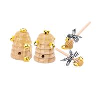 ARTSEWPLY Décoration Ruche Abeille Paille avec Apiculteur pour Fête et Festival Abeille Ornement Naturel et Original pour Centre de Table et Ambiance Champêtre