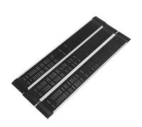 ARTSEWPLY Distributeur Automatique de Canettes en Aluminium 50X373Mm Lot de 3 Organiseur Étagère à Canettes de Soda Système de Poussoir Base Antidérapante pour Réfrigérateur et Espace de