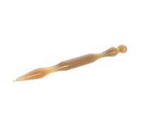 ARTSEWPLY Double Headed Ox Horn Acupuncture Pen For Meridian Massage Lightweight Portable Reflexology Tool For Ear Face And Back Pressure Points