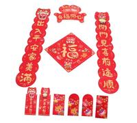 ARTSEWPLY Dragon Year Spring Festival Couplets Set Chinese Style Paper Decor For Home With Envelopes And Banner For Year Celebration