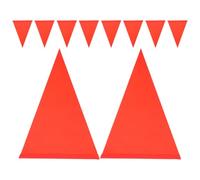 ARTSEWPLY Drapeaux De Sécurité Réfléchissants pour Bicyclette 10 Pièces PVC Rouge pour Vélo D’Enfant Et Véhicule Électrique Améliorent La Sécurité De Conduite