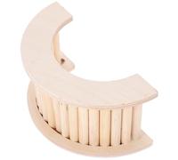 ARTSEWPLY Échelle en Bois Multifonctionnelle pour Hamster et Cochons D’Inde Échelle C D’Arche D’Escalade Sécurisé pour Cage Accessoire pour Petits Rongeurs Coloris Bois Naturel