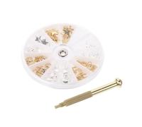 ARTSEWPLY Ensemble de Perçage pour Pendentifs de Manucure 10 Pièces Outil de Perçage Pratique Accessoire de Nail Art pour Filles pour DIY et Décoration d'Ongles