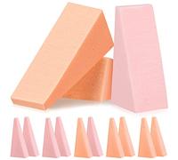 ARTSEWPLY Éponges à Maquillage Cosmétiques 96 Pièces Petites Triangulaires Douces Pour Poudre Et Fond De Teint Femmes Usage Visage Et Professionnel Mix Rose Et Chair