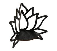 ARTSEWPLY Étagère Murale Flottante en Bois D Motif Ajouré Lotus Rangement Décoratif Rustique Cuisine et Salon Support Suspendu Polyvalent Accessoires Décoration Intérieure