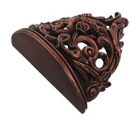 ARTSEWPLY Étagère Murale Suspendue en Résine Style Victorien Baroque, Étagère Décorative Géométrique 3D Couleur Métal, Rangement Mural pour Entrée, Salon et Chambre, Solution Gain de Place