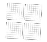 ARTSEWPLY Feuille de Clôture Détachable en Fer Noir 35x35 Cm pour Cage Animaux de Compagnie, Clôture à Cage Multifonctionnelle DIY, Accessoire pour Parc Chien, Chat et Lapin