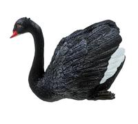 ARTSEWPLY Figurine Canard Noir Réaliste Plastique Décoration Extérieure Jardin et Légère Statue Ornement pour Pelouse et Terrasse