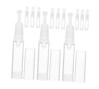 ARTSEWPLY Flacons de Maquillage Airless Vides 12Pcs 5Ml Rechargeables pour Voyage Flacons Cosmétiques Transparent