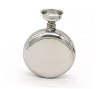 ARTSEWPLY Flasque Inoxydable Ronde pour Vin Portable et avec Entonnoir Design Compact pour Poche et Sortie Extérieur