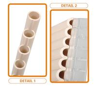 ARTSEWPLY Flûte de Pan Tubes C pour Débutants Instrument Léger et Ergonomique Musique Inclus Apprentissage Facile et Sonorité Riche pour Âges