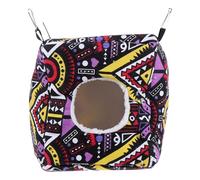 ARTSEWPLY Hamac pour Hamster Nid De Couchage Chaud Coton Rembourré 19x19x19 Cm pour Cage Petit Animal Hiver Rongeur