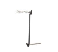 ARTSEWPLY Hochet de Djembé Africain en Métal Argenté avec Clip et Anneaux Multiples pour Percussion Claire, pour Débutants et Musiciens Professionnels Lors de Fêtes Musicales en Extérieur