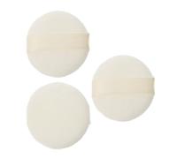 ARTSEWPLY Houppette à Poudre Ultra Douce, Lot De 3 Pièces, Format 65x10 Mm, En Coton Moelleux Blanc, Adaptée Pour Bébé Et Application Du Maquillage Corporel