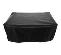 ARTSEWPLY Housse Anti-poussière Étanche pour Platine Vinyle Vintage 18x14x6,75 Pouces en Tissu Oxford Noir, Étui De Protection Et Cache Haut-Parleur Portable pour Gramophone Rétro