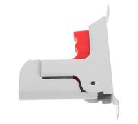 ARTSEWPLY Interrupteur de Déverrouillage Métallique Blanc pour Barrière de Lit Pliable Mécanisme de Verrouillage de Sécurité Réglable Ensemble de Charnière pour Rail de Lit Accessoire