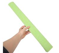 ARTSEWPLY Kit d’Emballage pour Bouquets de Fleurs 50X250 CM - 2 Rouleaux de Papier Crépon Blanc Vert Clair Rose et Orange 2 Rouleaux de Ruban Adhésif Vert 50 Tiges de 40 CM - Papier