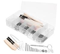 ARTSEWPLY Kit de Réparation Lunettes Vis et Plaquettes Nez Multifonction Accessoires Vis Eyeglass pour Réparation DIY Compatible Divers Styles et Facile à Utiliser