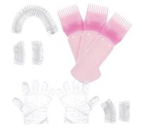 ARTSEWPLY Kit de Teinture Cheveux Professionnel Complet Bouteille Applicateur Flexible Pinceau et Accessoires pour Salon et Usage Domestique Adapté à Tous Types de Cheveux