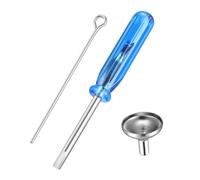 ARTSEWPLY Kit Entonnoirs Miniatures Inox pour Remplissage Urne Funéraire Accessoires Compacts Antirouille Kit Remplissage Bijoux Cendres Outil et Portable pour Colliers Mémoriaux