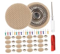 ARTSEWPLY Kit Fixation pour Réparation Toit de Voiture Beige Boutons de Réparation pour Plafonnier Auto Installation Facile et Fixation Sécurisée Affaissement