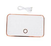 ARTSEWPLY Lampe Sèche-ongles Led Usb 36w Bord Doré Facetté, Sèche-ongles Compact, Rapide, Pour Professionnels Et Amateurs, Usage Maison Et Salon, Appareil Pour Manucure Gel