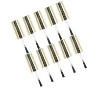 ARTSEWPLY Lot de 10 Bouchons de Rechange Dorés avec Pinceau Intégré pour Flacon de Vernis à Ongles 7-8 Ml Accessoires pour Salon de Manucure et Usage Personnel Kit Brosse Bouteille