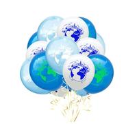 ARTSEWPLY Lot de 16 set de Ballons en Latex 12 Pouces avec Paillettes Bleu Clair Blanc et Bleu Foncé Décoration de Fête d'Anniversaire Bébé Ballons à Paillettes pour Décoration Murale