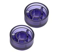 ARTSEWPLY Lot de 2 Capuchons de Protection Bleu Violet pour Pédale D'effet de Guitare, Embouts en Plastique Compacts, Accessoires Pratiques pour Guitariste, Compatibles Pédale Distorsion,