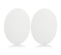 ARTSEWPLY Lot de 2 Diffuseurs de Lumière Douce 18 Cm Beige, Couvre-lampe Circulaire Anti-éblouissement en Plastique, pour Plafonniers et Suspensions, Protection Visuelle Bébé pour Chambre