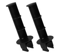 ARTSEWPLY Lot de 2 Porte-papier Toilette Noir à Clipser pour Fauteuil Roulant et Chaise Percée, Support Mural Solide pour Salle de Bain, Accessoire Pratique pour Aides la Mobilité