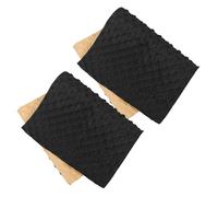 ARTSEWPLY Lot de 2 Tapis D'insonorisation Automobile Noirs 50x80 Cm Mousse Isolante Phonique Légère et Résistante pour Portières et Moteur Isolation Acoustique Professionnelle pour Bruit